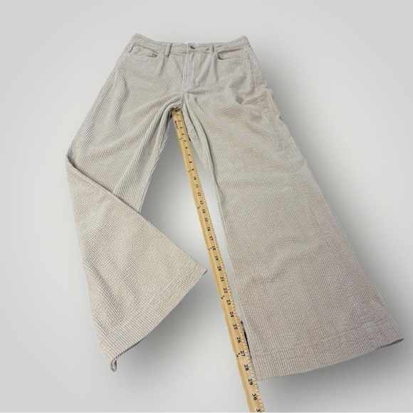 DEAR JOHN FIONA WIDE LEG PANT SZ 29 Cream - Picture 12 of 14